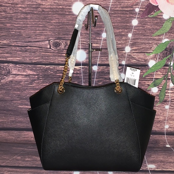 MICHAEL KORS LARGE CHAIN BLACK JET SET TRAVEL - Picture 5 of 8